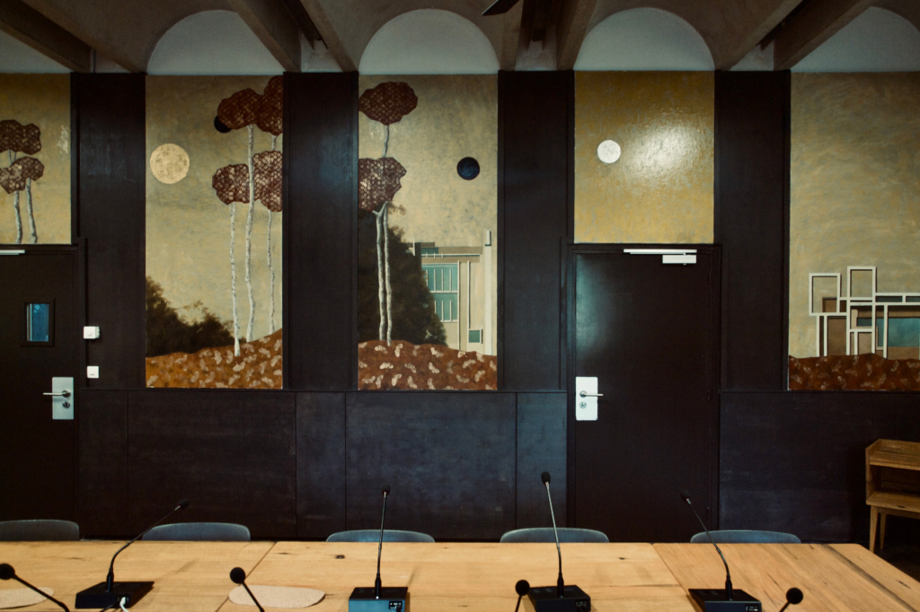 Antoine Verdier - Salle des conseils- Oil on canvas - vue d'ensemble