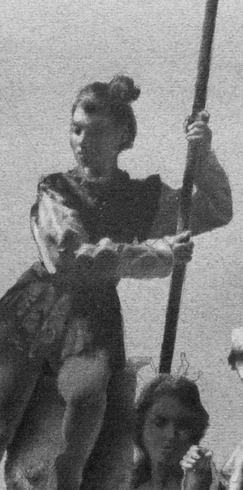 Antoine Verdier - Allegory of Architecture - chalk on paper - detail